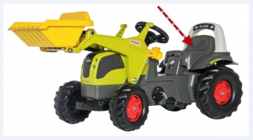 Schutzblech mit Sitz für rollykid Trettraktor Claas Elios