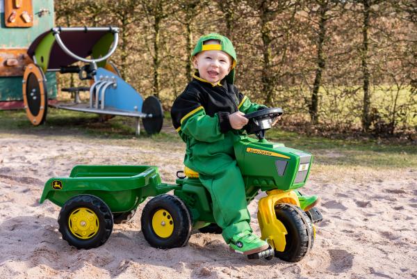 rollyTrac JOHN DEERE m. Soundlenkrad u. Anhänger